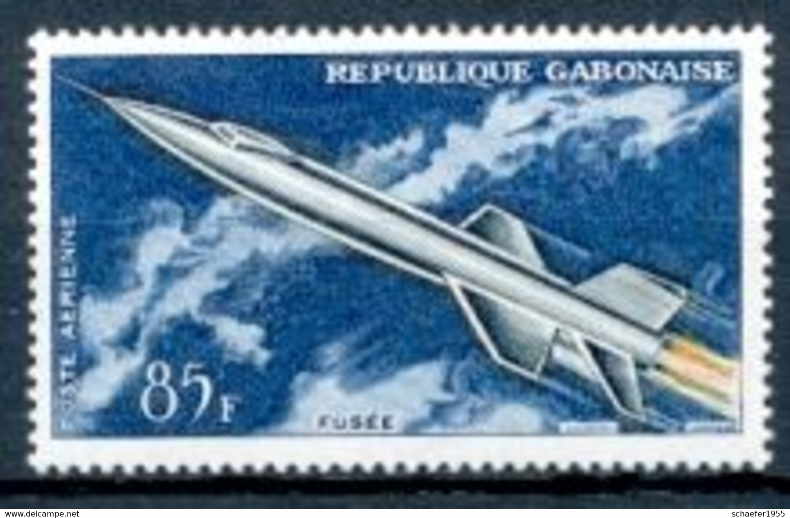 Gabon, Gabun 1962 Spaceflight FDC + Stamp Perf. + Bloc Perf. - Afrique