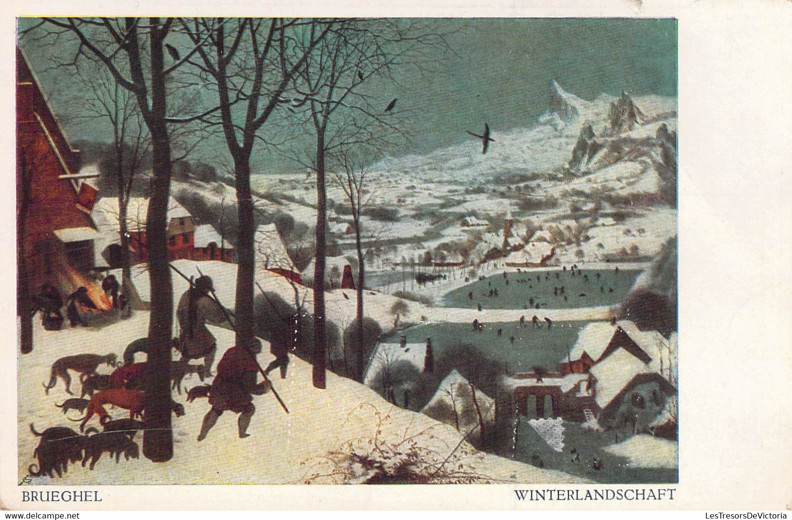 CPA - PEINTURE - BRUEGHEL - WINTERLANDSCHAFT - Paintings