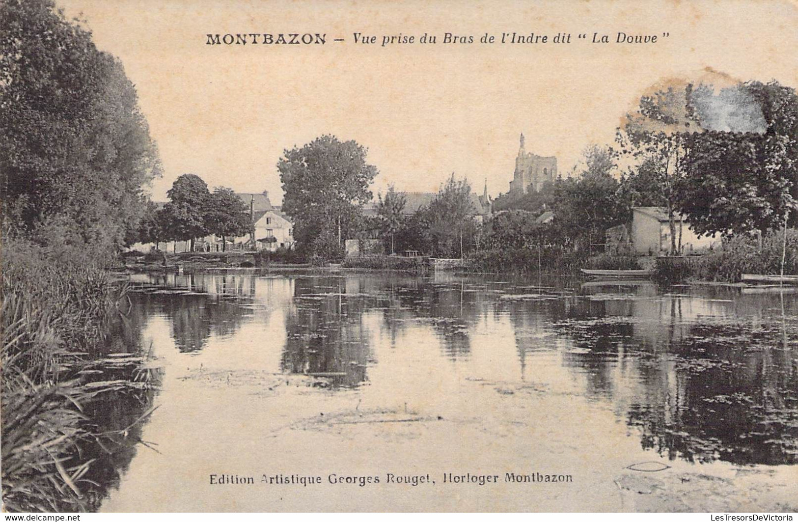 CPA - 37 - MONTBAZON - Vue Prise Du Bras De L'Indre Dit LA DOUAVE - Georges Rouget - Montbazon