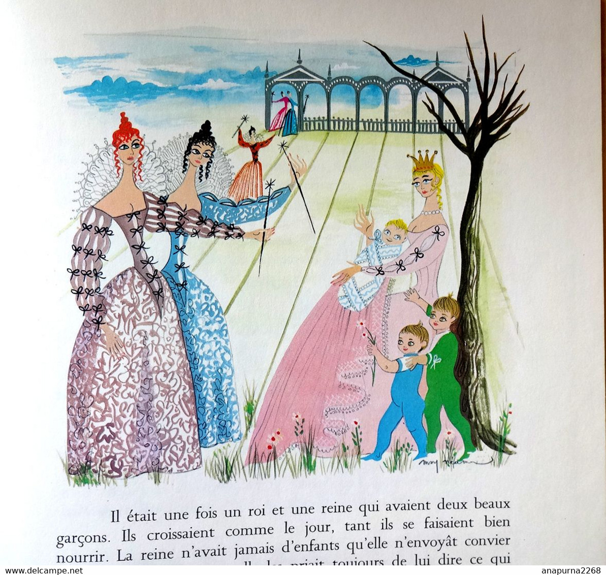 LA PRINCESSE  FANETTE......MADAME D' AULNOY....ILLUSTRATION MAY NEAMA.....1968.....COLLECTION L' AGE D'OR - Casterman