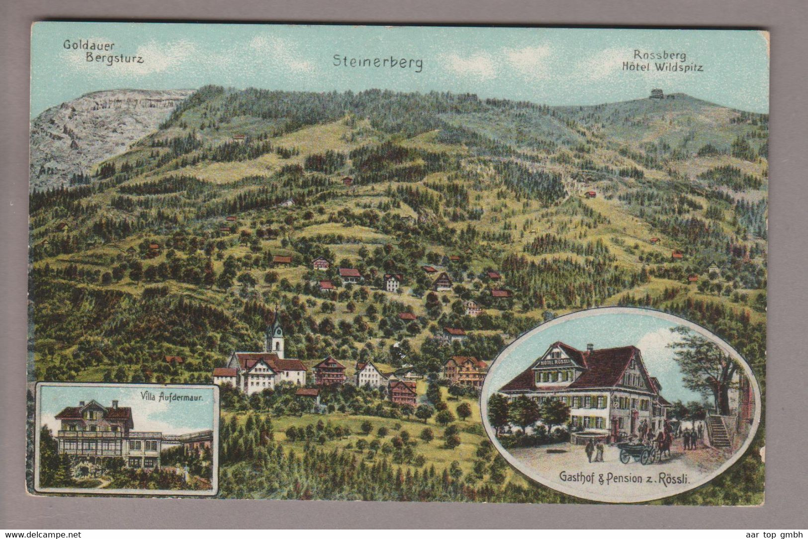 CH SZ Steinerberg 1910-08-15 Chromlitho G.Metz - Steinerberg