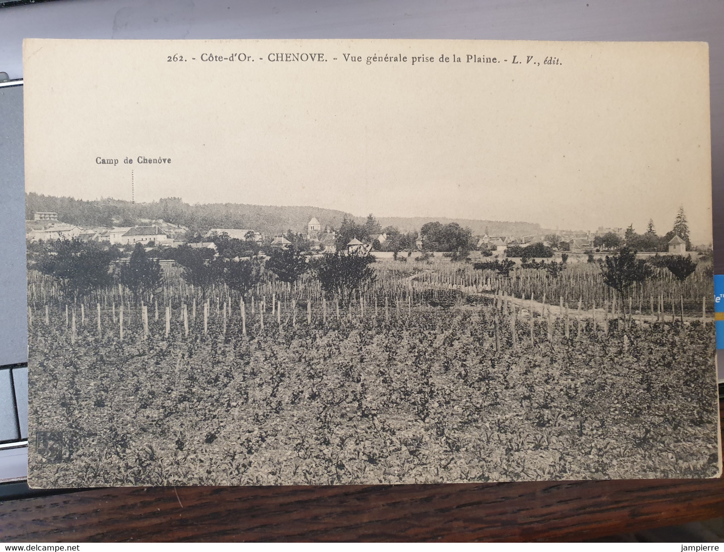 262 - Côte D'Or - Chenove - Vue Générale Prise De La Plaine - L.V. édit - Chenove