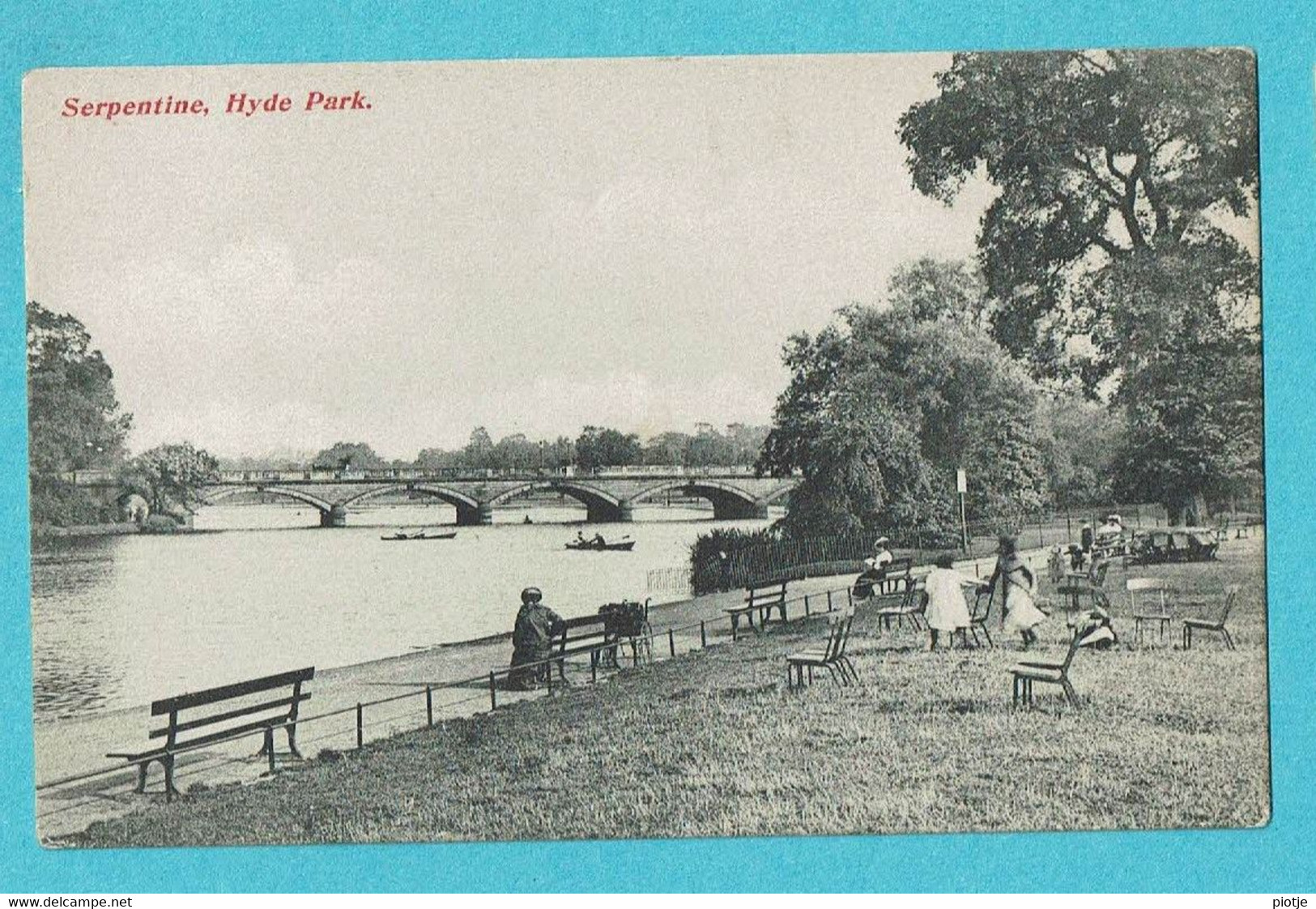 * London - Londres - Londen (United Kingdom) * (J. Beagles & Co, Nr 766) Hyde Park, Pont, Bridge, Parc, Animée, Old - Hyde Park