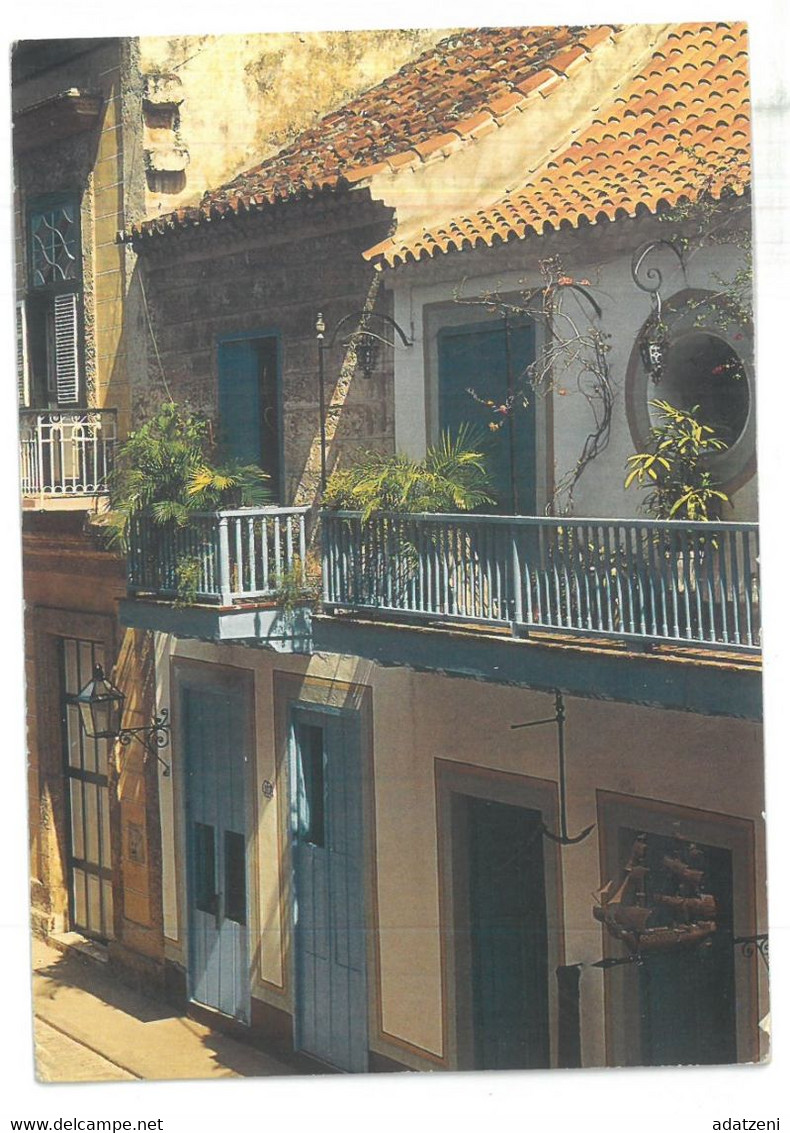 BR82 Cuba La Habana Casa Del Mayorazgo Recio Viaggiata 27 Gennaio 1996 Verso Taglio Di Po - Cuba