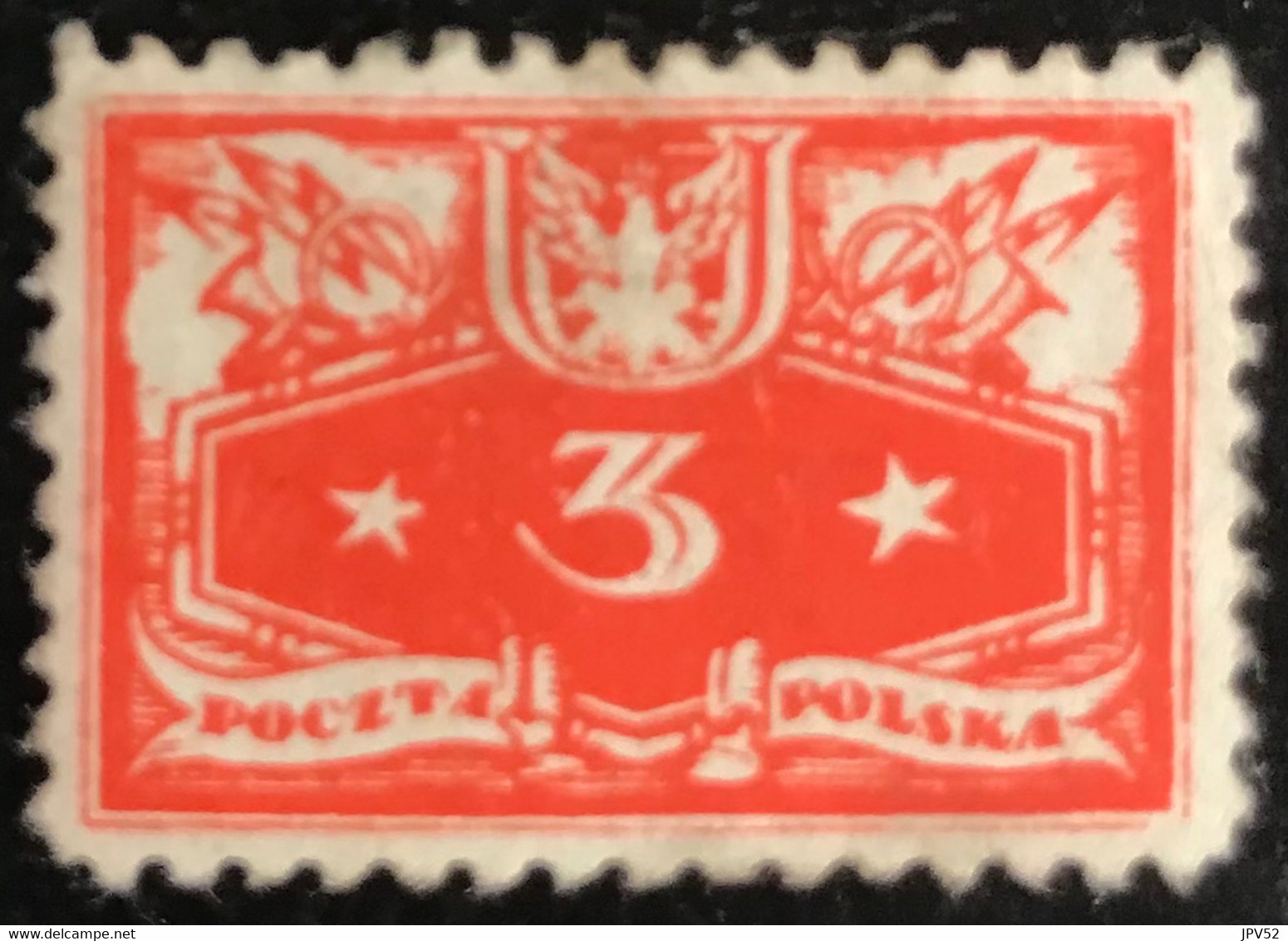 Polska - Polen - C11/27 - MH - 1920 - Michel 1 - Cijfer - Dienstmarken