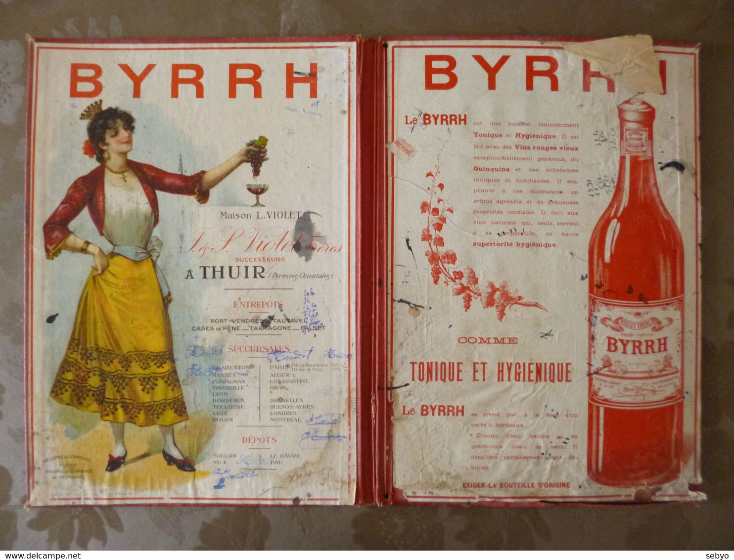 BYRRH. Porte-carte Byrrh. - Alcools