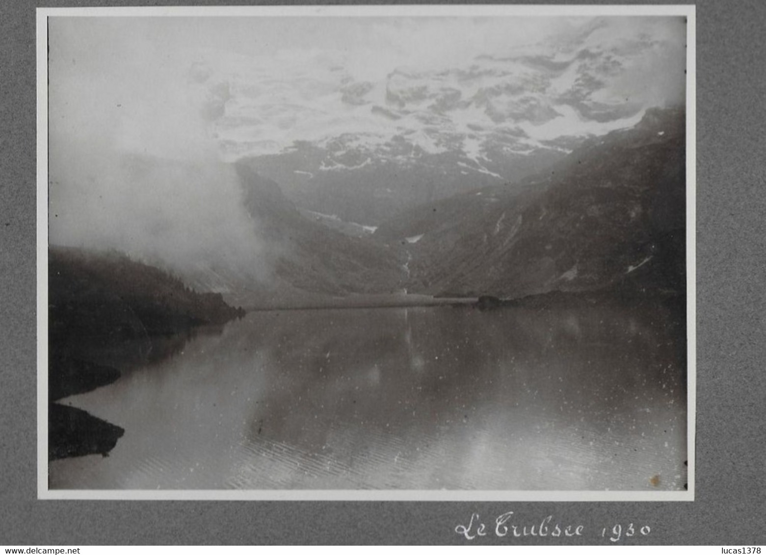 SUISSE / 2 TRES BELLES ET GRANDES PHOTOS ORIGINALES / LE TRUBSEE / ENGELBERG 1930 - Trub