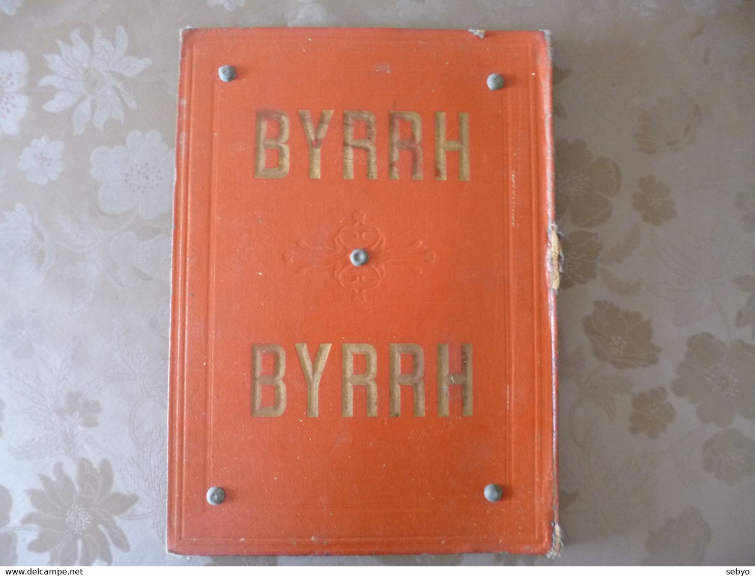 BYRRH. Indicateur Des Chemins De Fer. Porte-carte Byrrh. - Alcools