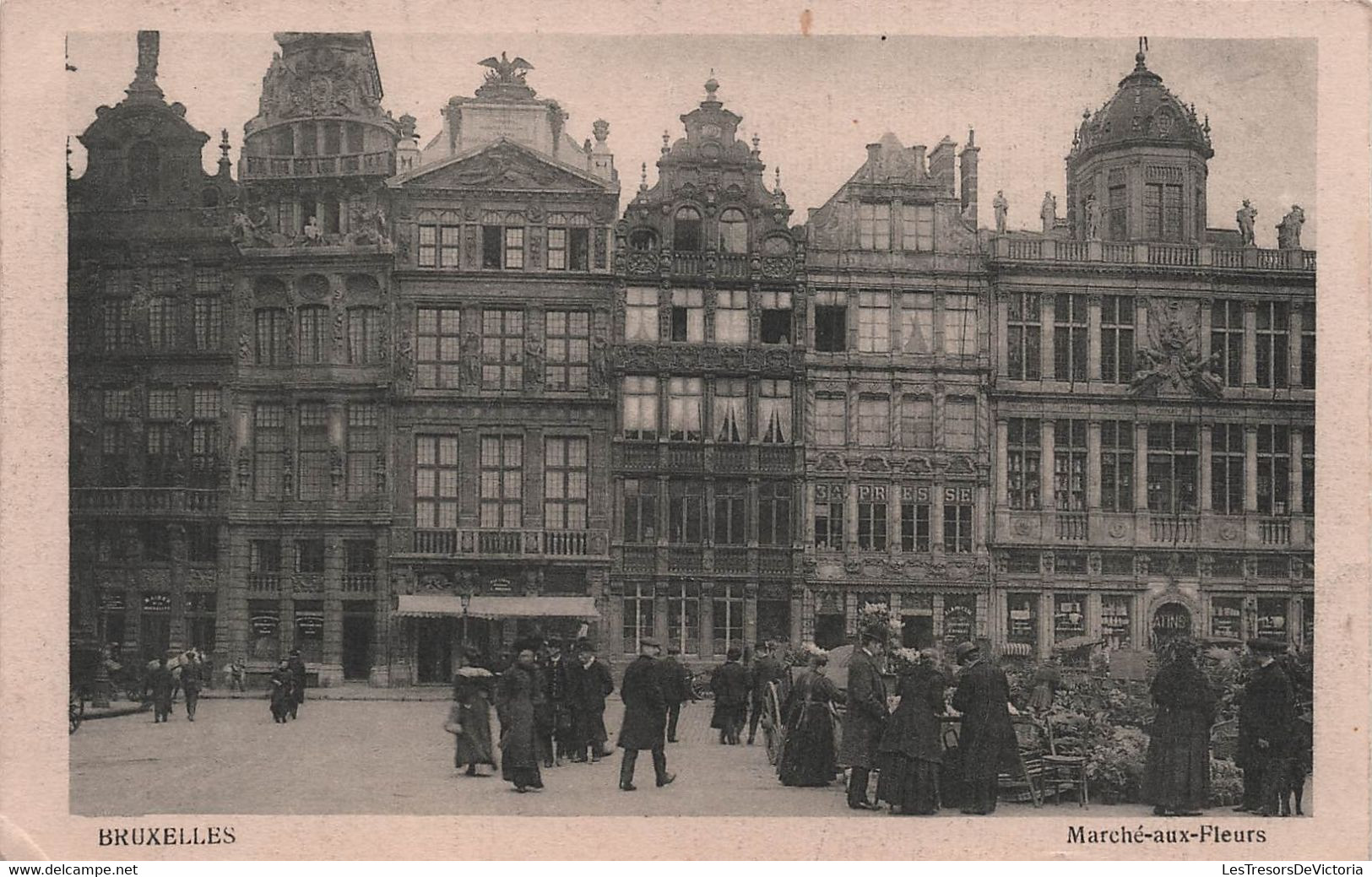 CPA Bruxelles - Marché Aux Fleurs - Tres Animé - Marchés