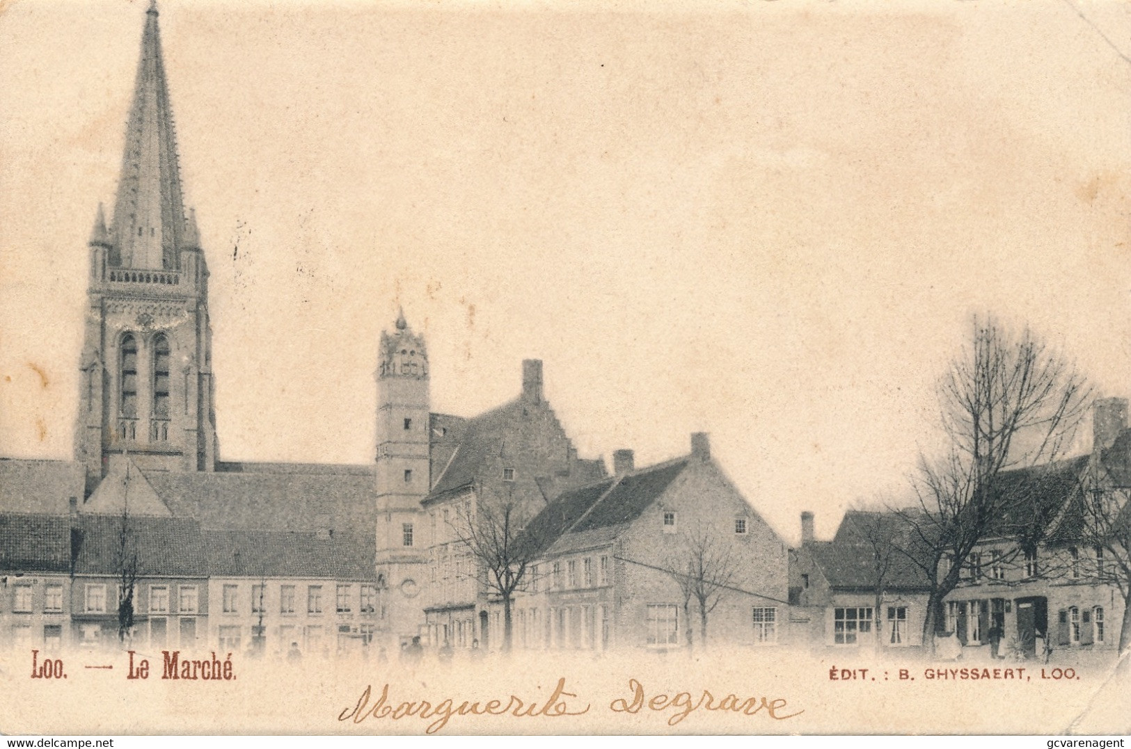 LOO  LE MARCHE     2 SCANS - Lo-Reninge