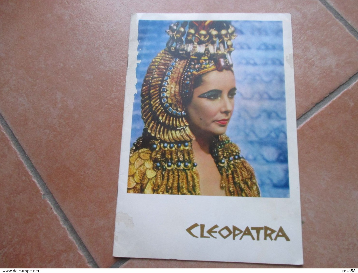 Movie 20 Th CENTURY FOX Elizabeth Taylor Richard Burton CLEOPATRA Dear Film Opuscolo Epoca Pubblicità Calze BLOCH - Cinema & Music