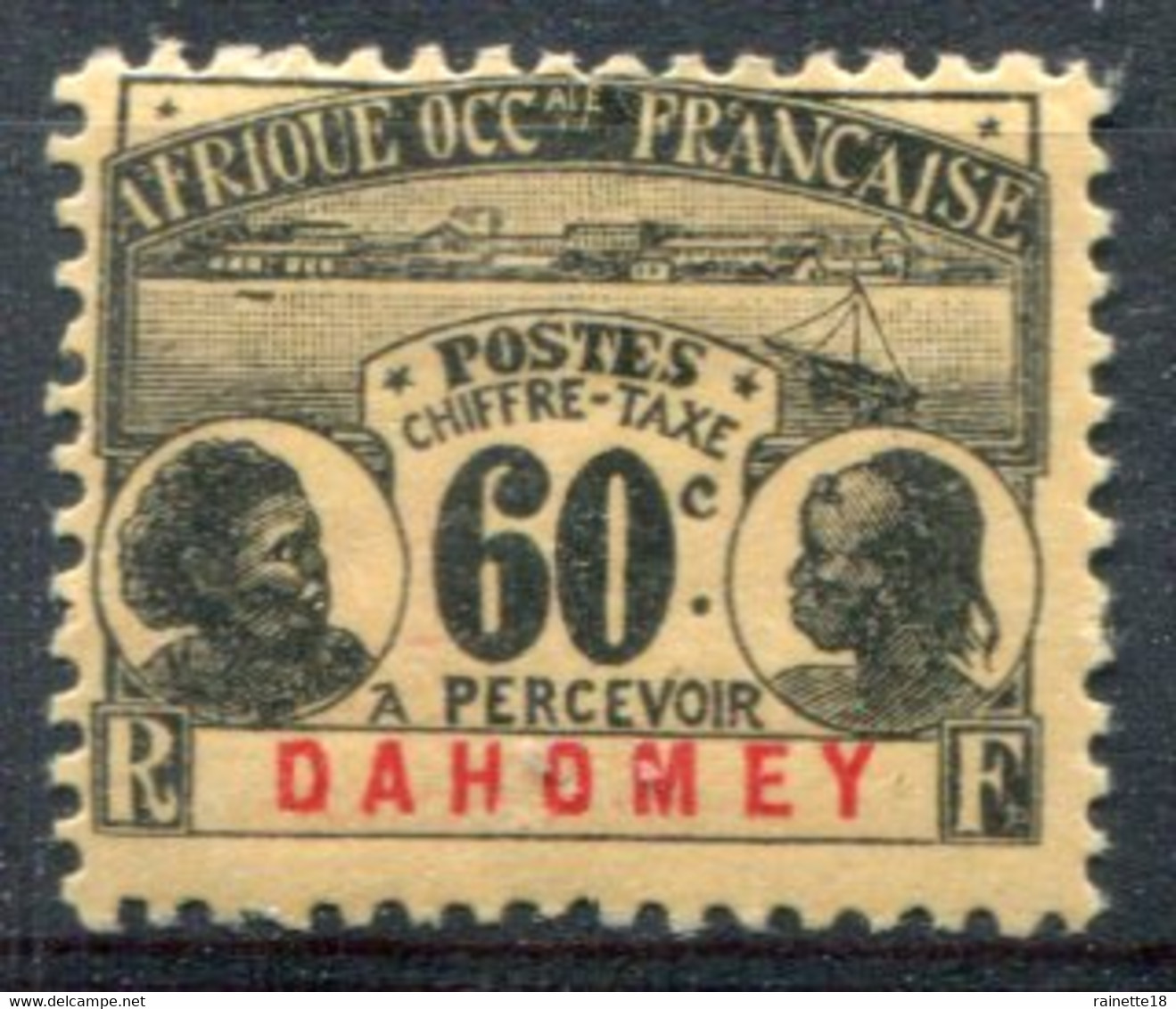 Dahomey      Taxe   N° 7 * - Neufs