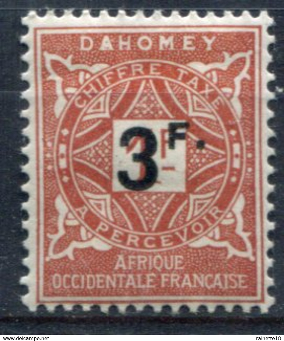 Dahomey      Taxe      18 * - Nuovi