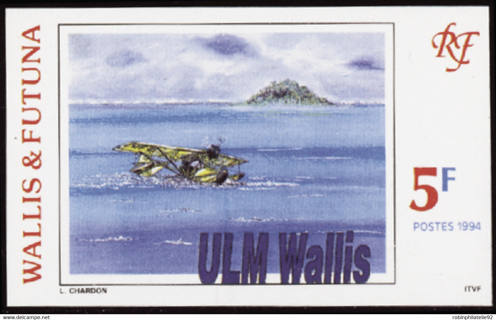 Wallis Et Futuna  Non Dentelés N°467 5f ULM Qualité:** - Sin Dentar, Pruebas De Impresión Y Variedades