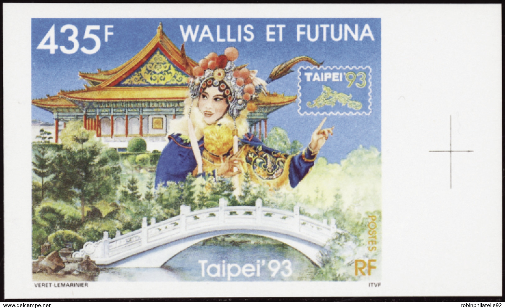 Wallis Et Futuna  Non Dentelés N°454 435f Taipei' 93  Qualité:** - Sin Dentar, Pruebas De Impresión Y Variedades