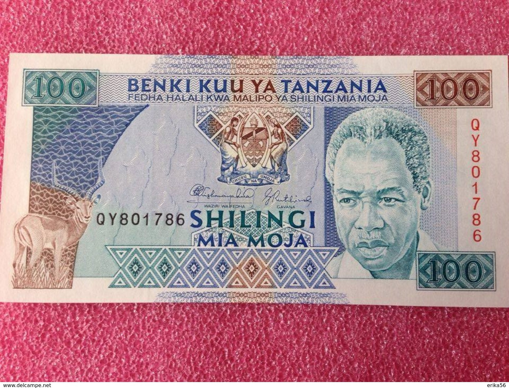 Billet TANZANIE 100 SHILINGI - Tansania