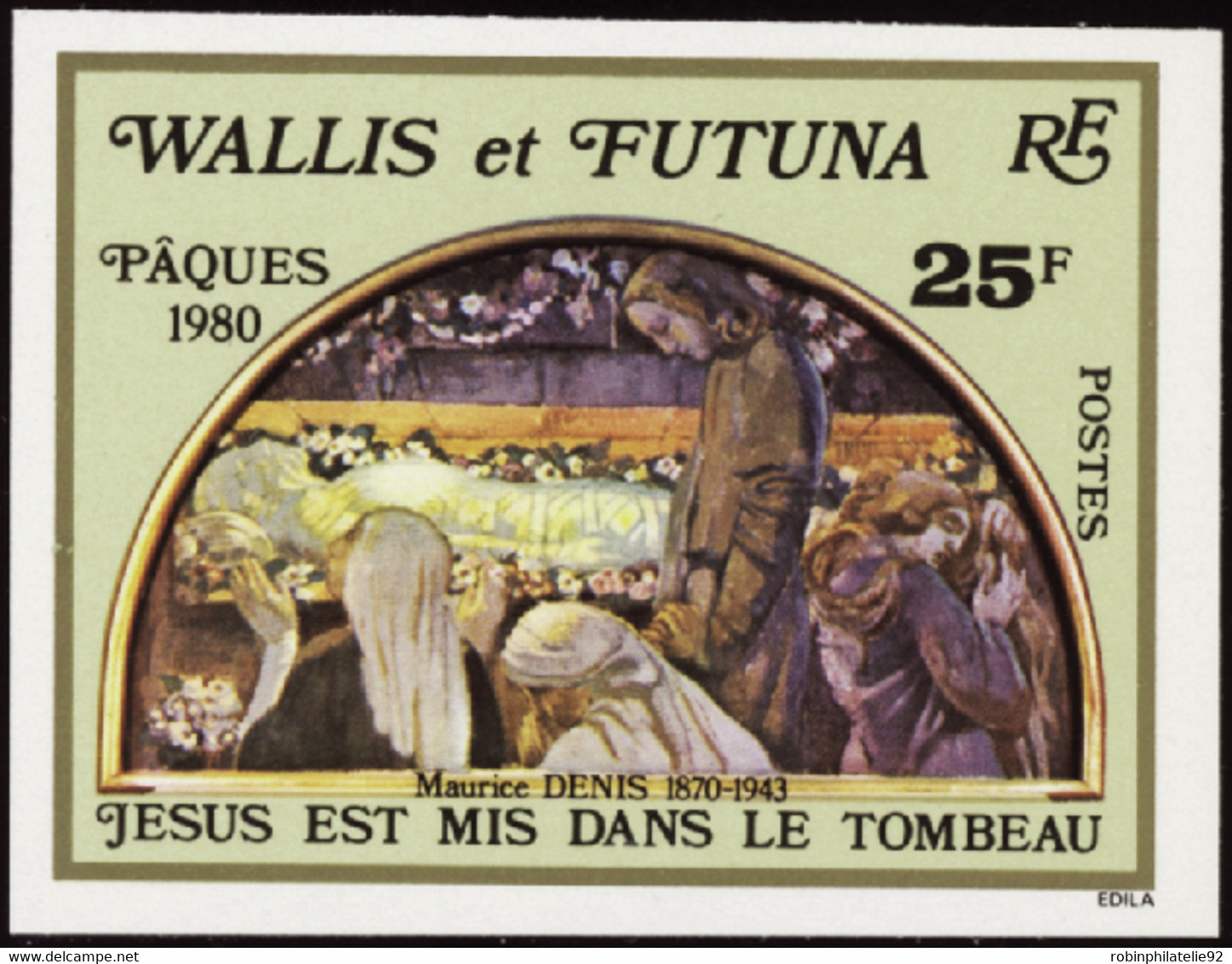 Wallis Et Futuna  Non Dentelés N°258 25f Pâques Qualité:** - Non Dentellati, Prove E Varietà