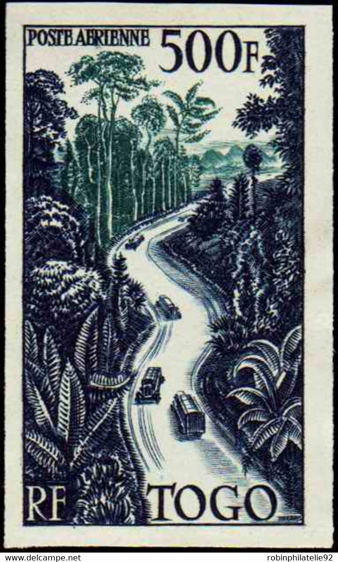 Togo Non Dentelés Poste Aérienne N°23 500f Route à Travers La Forêt Non Dentelé Qualité:** - Altri & Non Classificati