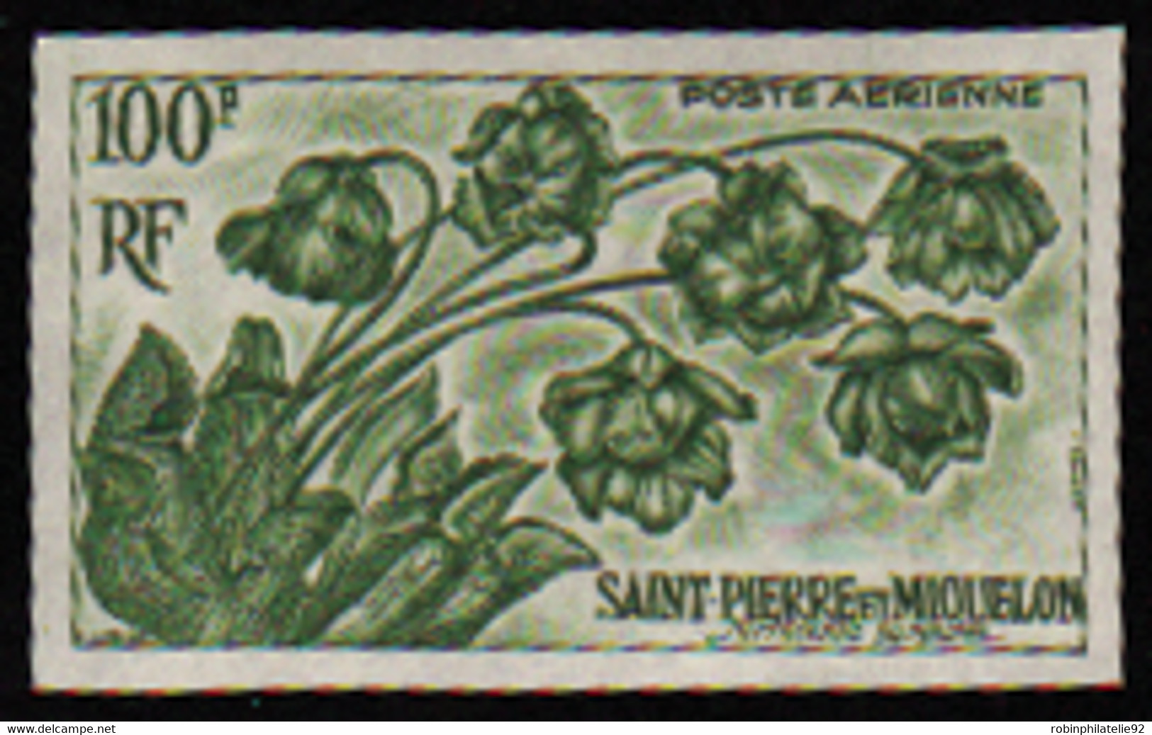 Saint Pierre Et Miquelon Essais De Couleur Poste Aérienne N°27 Plante Qualité:** - Imperforates, Proofs & Errors