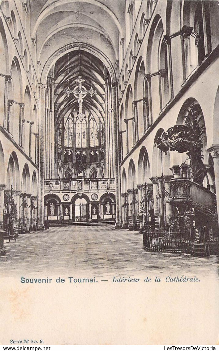 CPA - BELGIQUE - Tournai - Intérieur De La Cathédrale - Vanderauwera Et Cie - Doornik