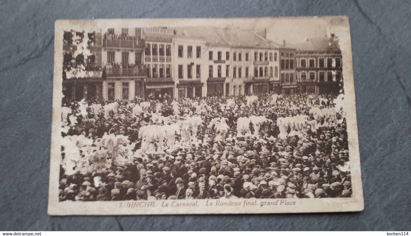 LE CARNAVAL LE RONDEAU FINAL  GRAND PLACE - Binche