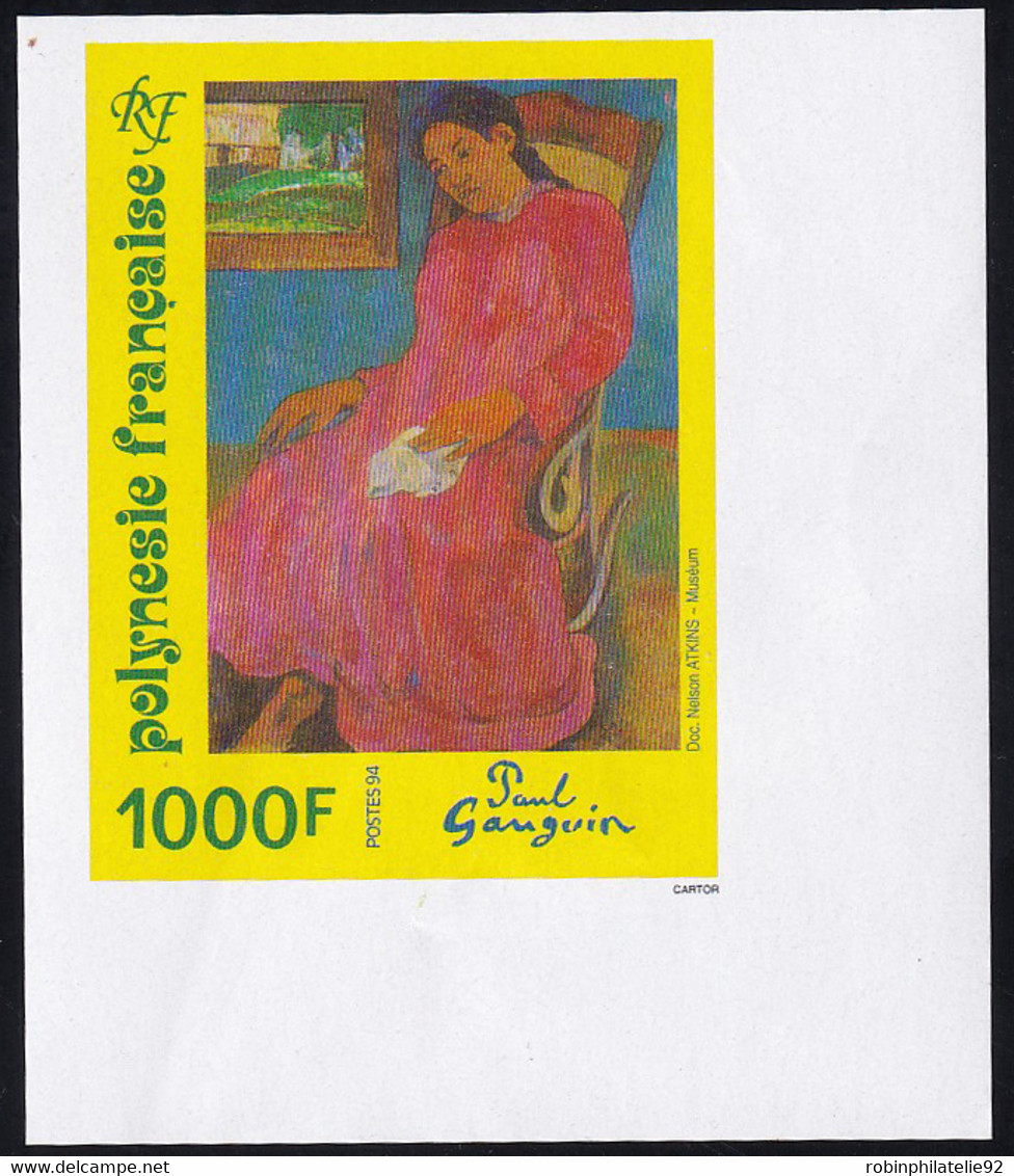 Polynésie Non Dentelés N°463 Œuvre De Paul Gauguin Qualité:** - Non Dentelés, épreuves & Variétés