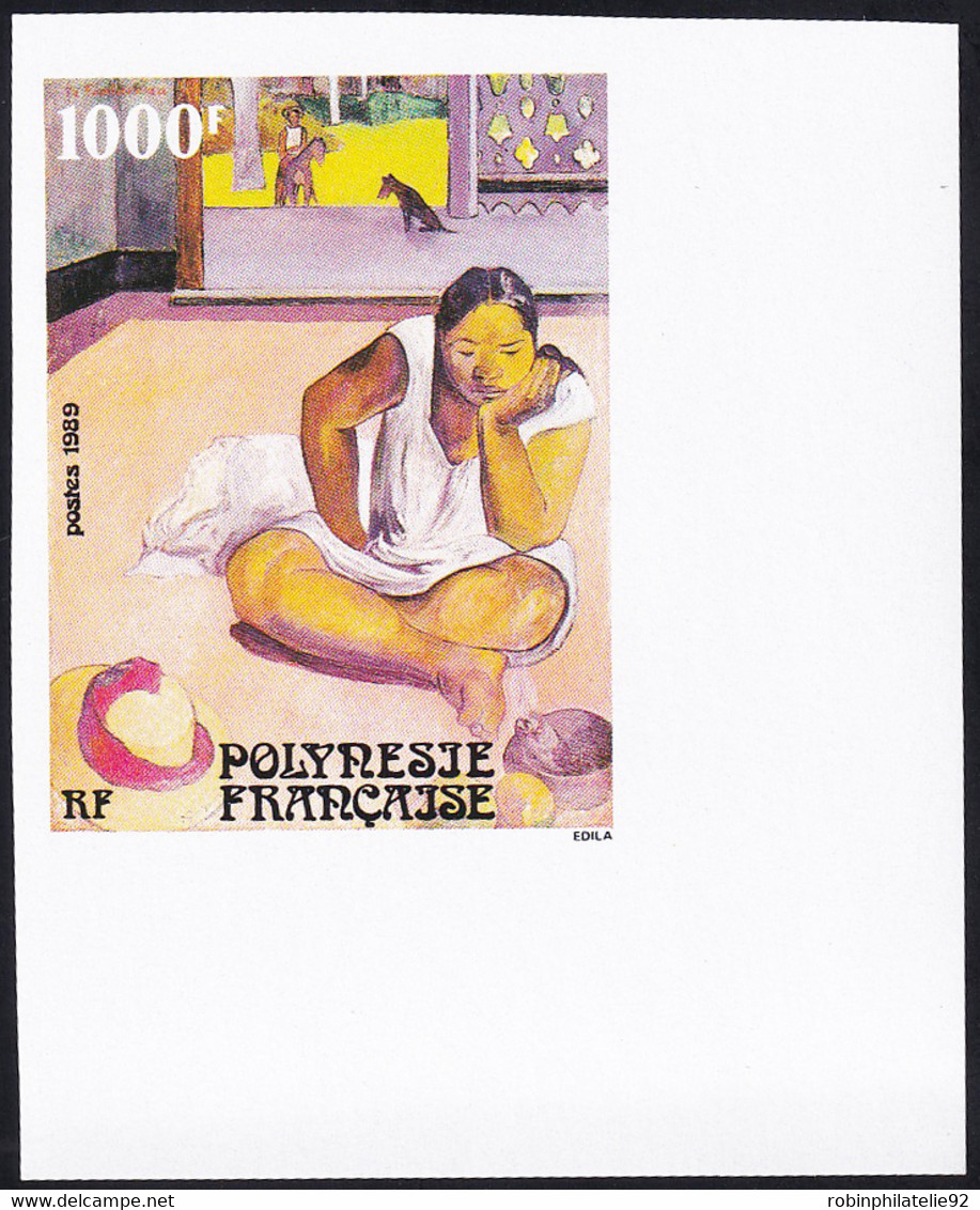 Polynésie Non Dentelés N°346 Œuvre De Paul Gauguin Qualité:** - Sin Dentar, Pruebas De Impresión Y Variedades