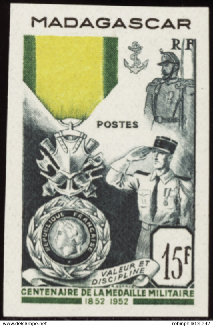 Madagascar Non Dentelés N°321 Médaille Militaire Non Dentelé Qualité:** - Sonstige & Ohne Zuordnung