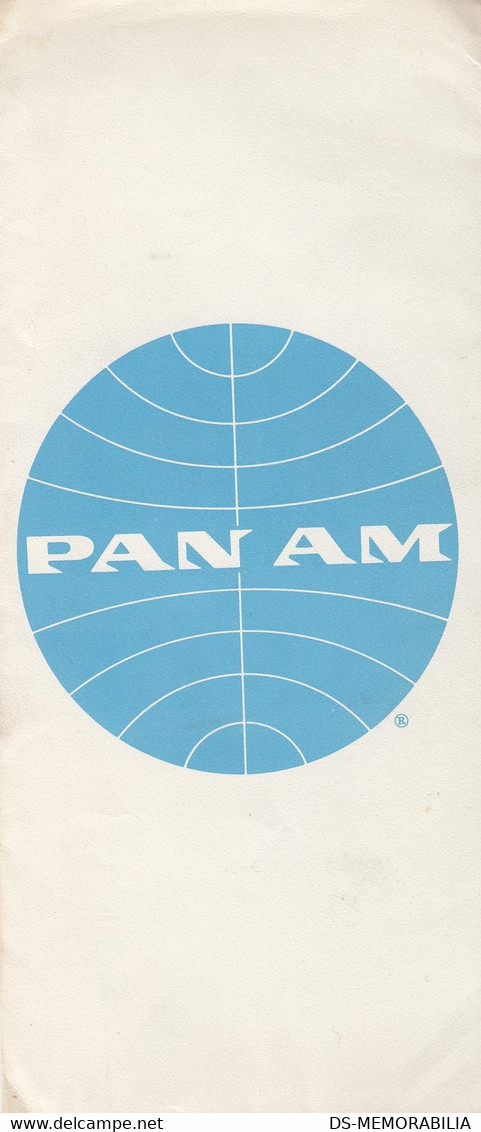 Pan Am Passenger Ticket Flight Pittsburgh New York Munchen Zagreb - Biglietti