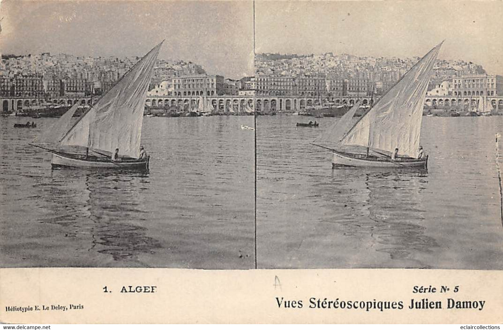 Cartes Stéréos.      Lot De   7 Cartes Algérie Dont    Biskra Alger    (voir Scan) - Stereoscope Cards