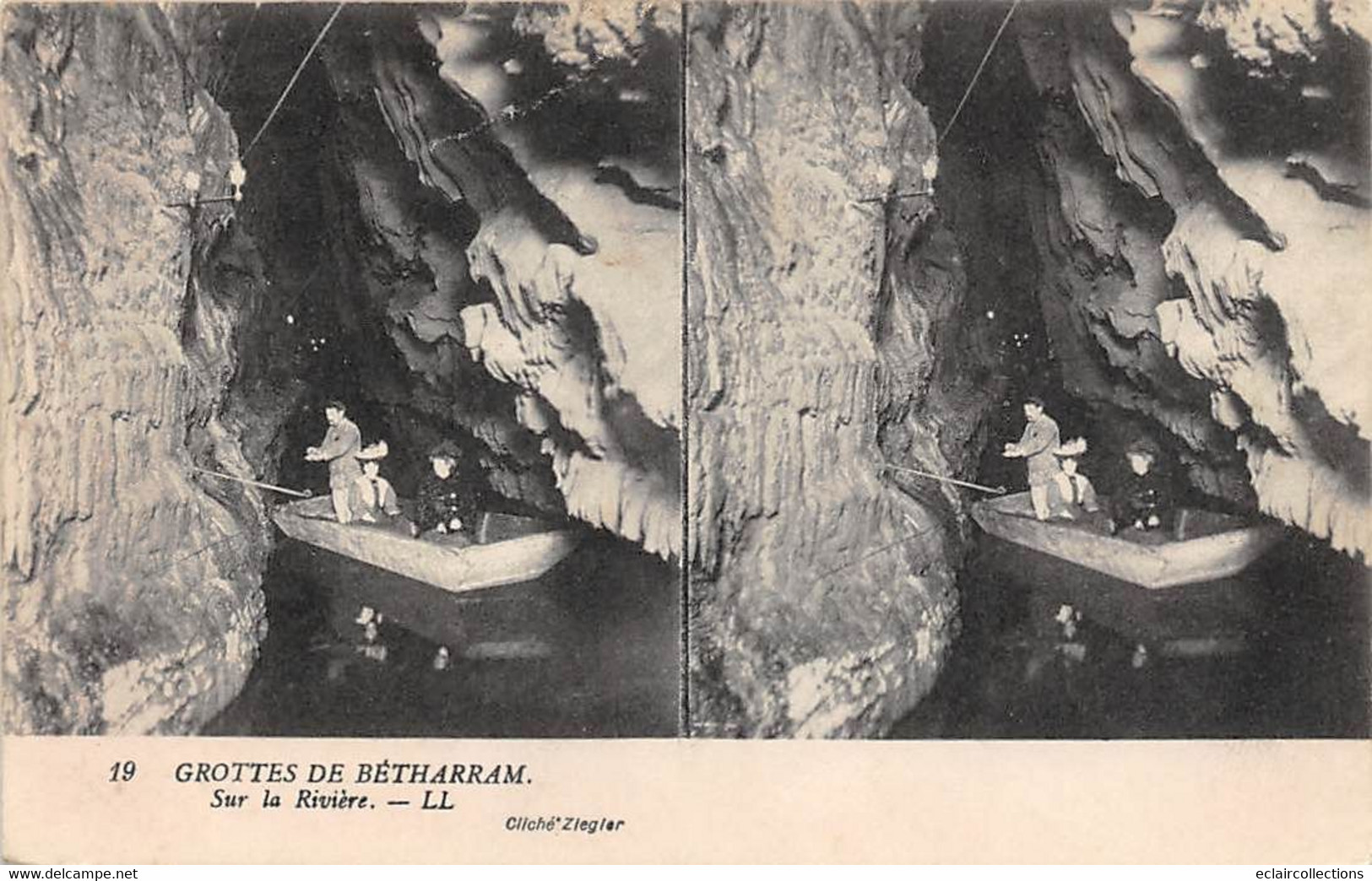 Cartes Stéréos.   Lot De 44 Cartes Grottes De Bétharram . Q.q  Doubles .  Aperçu Voir Scan) - Cartes Stéréoscopiques