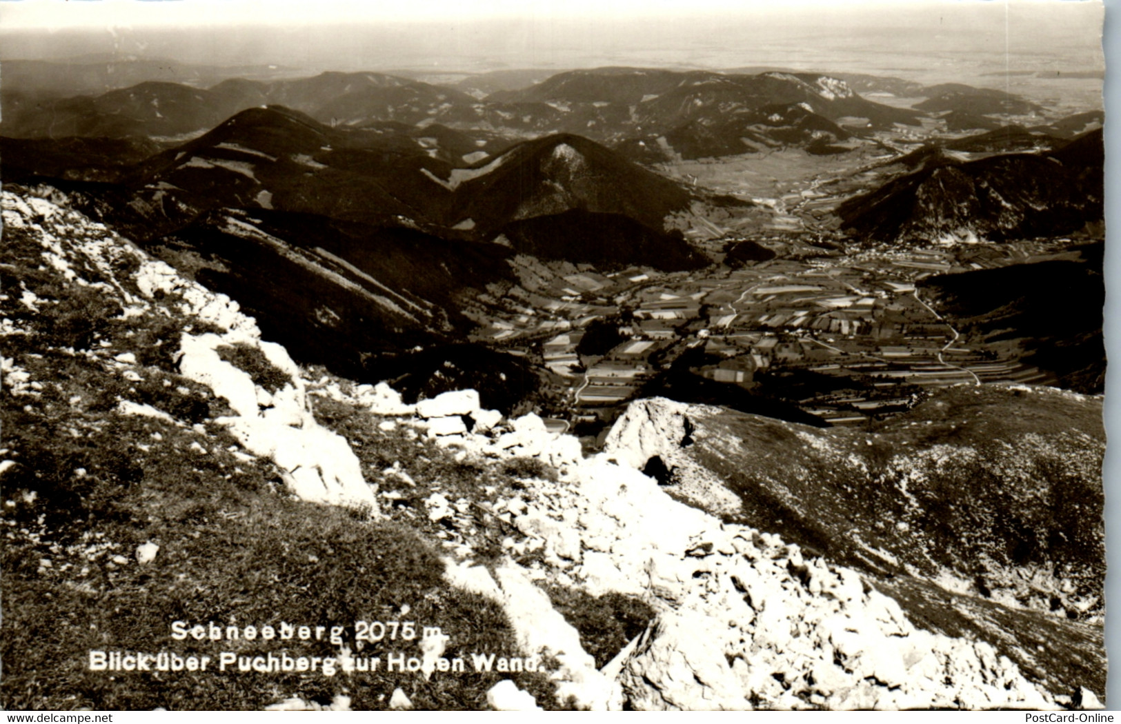 36947 - Niederösterreich - Schneeberg , Blick über Puchberg Zur Hohen Wand - Nicht Gelaufen - Schneeberggebiet