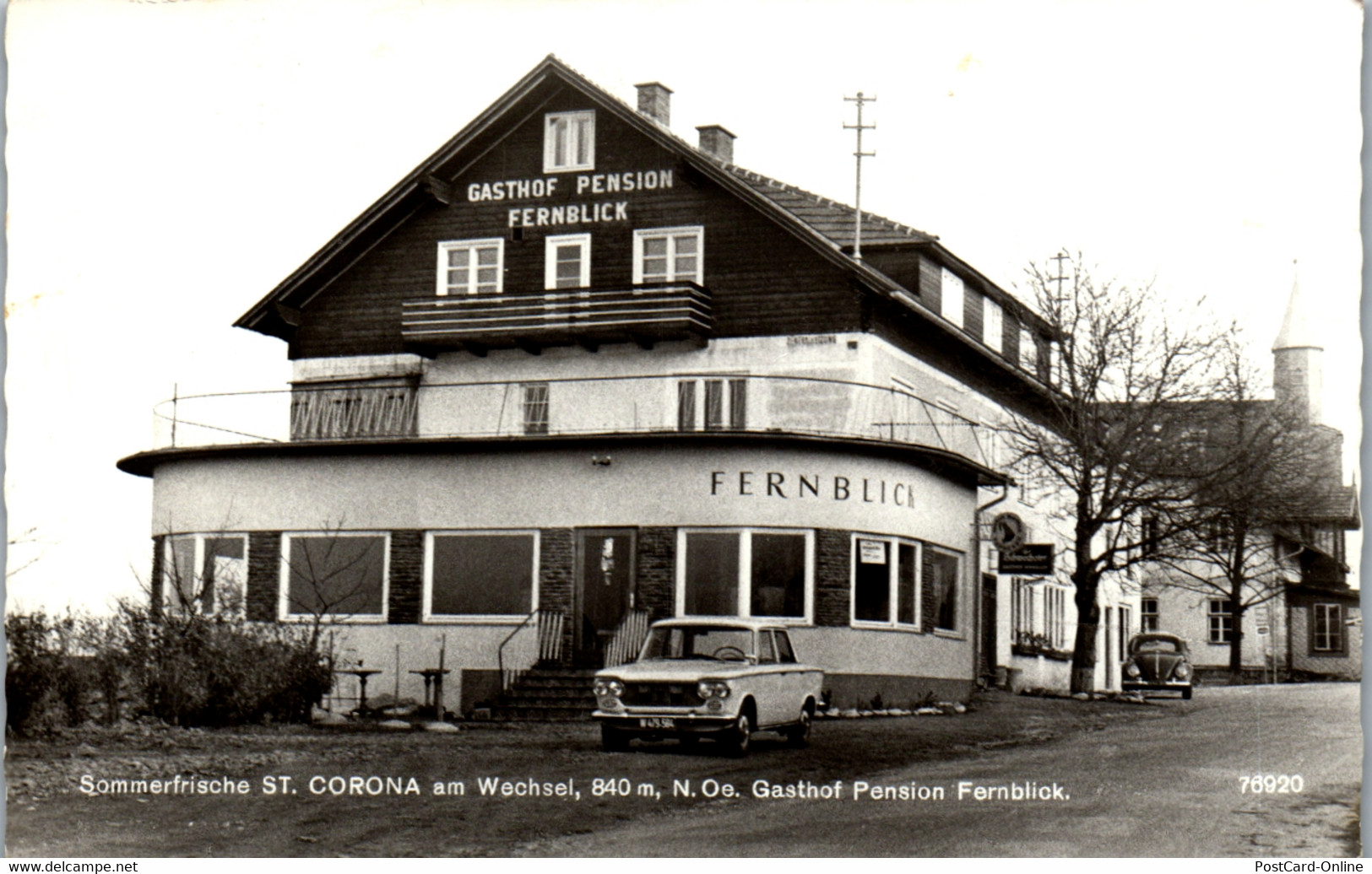 36948 - Niederösterreich - St. Corona Am Wechsel , Gasthof Pension Fernblick , Auto , Käfer - Nicht Gelaufen 1966 - Wechsel