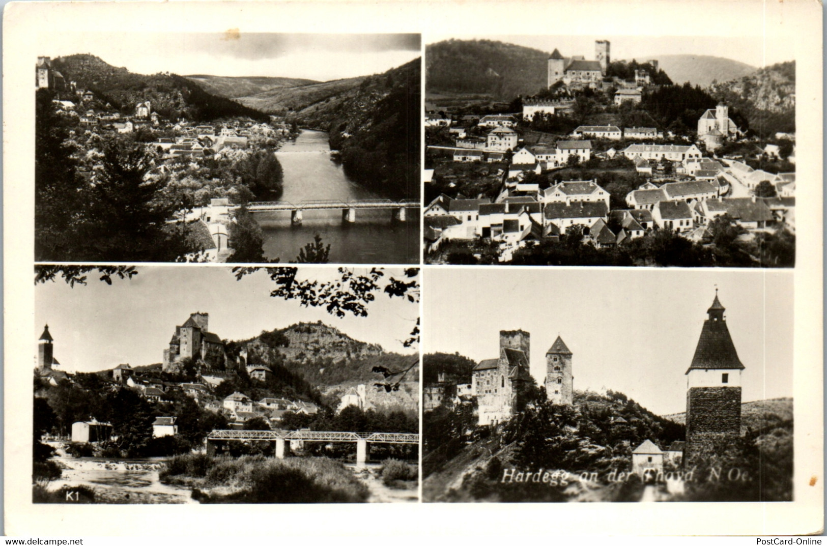 36977 - Niederösterreich - Hardegg An Der Thaya , Mehrbildkarte - Gelaufen 1956 - Hollabrunn