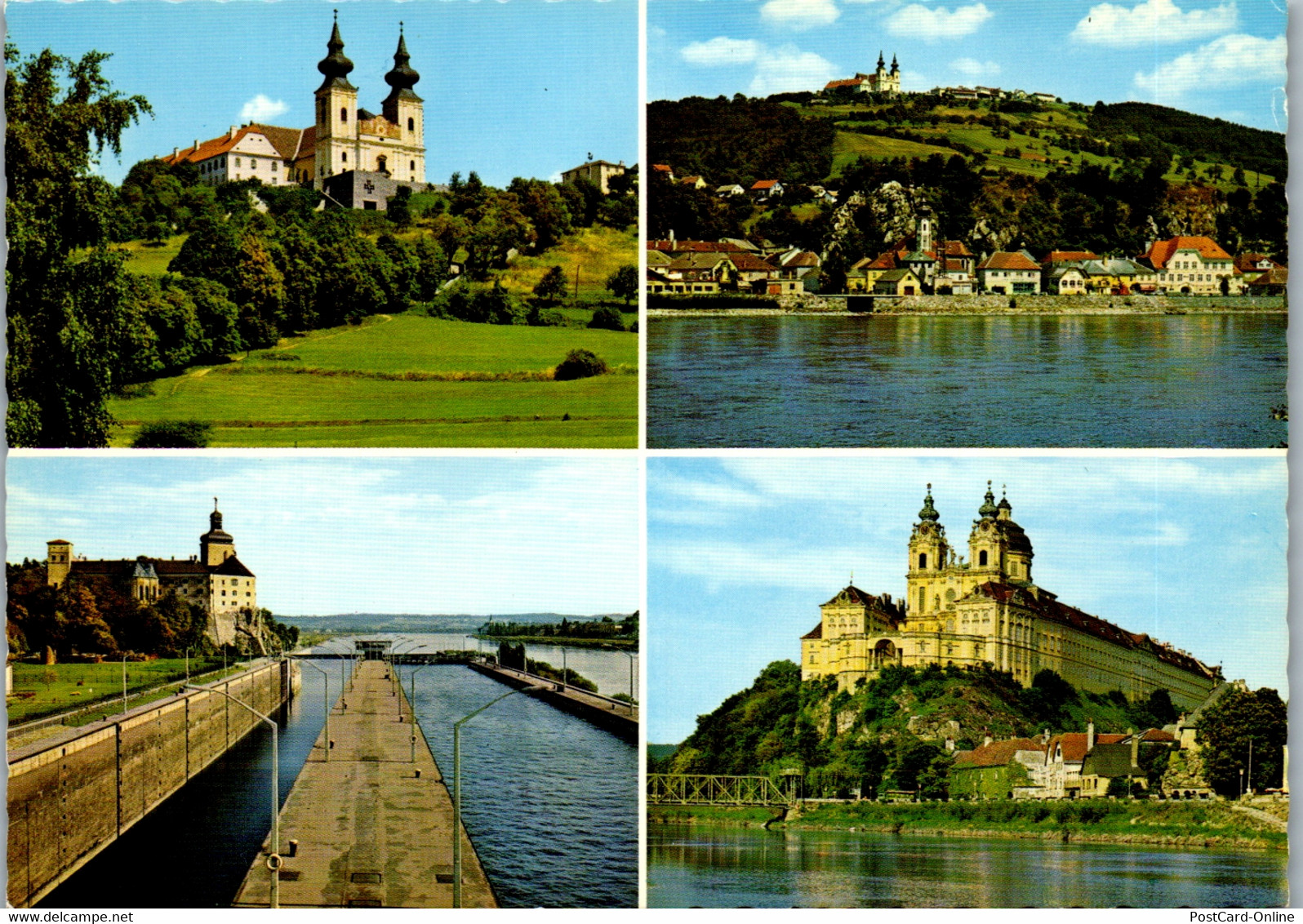 37129 - Niederösterreich - Maria Taferl , Wallfahrtskirche , Donaukraftwerk , Stift Melk - Nicht Gelaufen - Maria Taferl