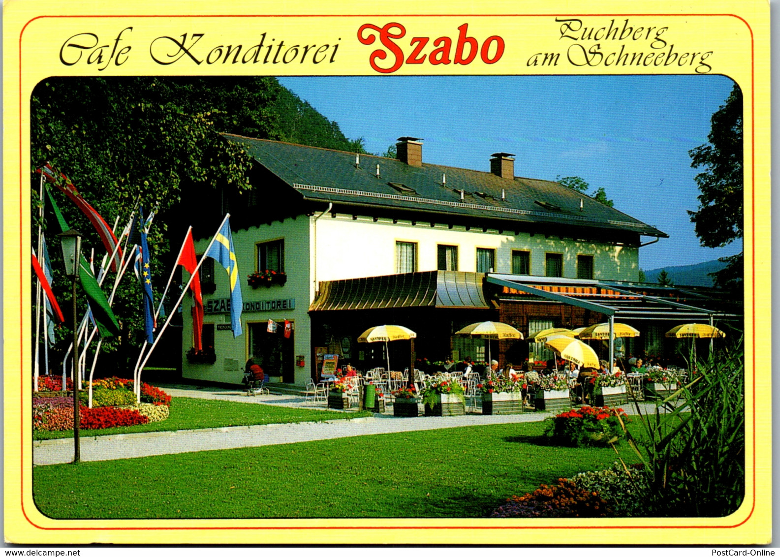 37154 - Niederösterreich - Puchberg Am Schneeberg , Cafe Konditorei Szabo - Nicht Gelaufen - Schneeberggebiet