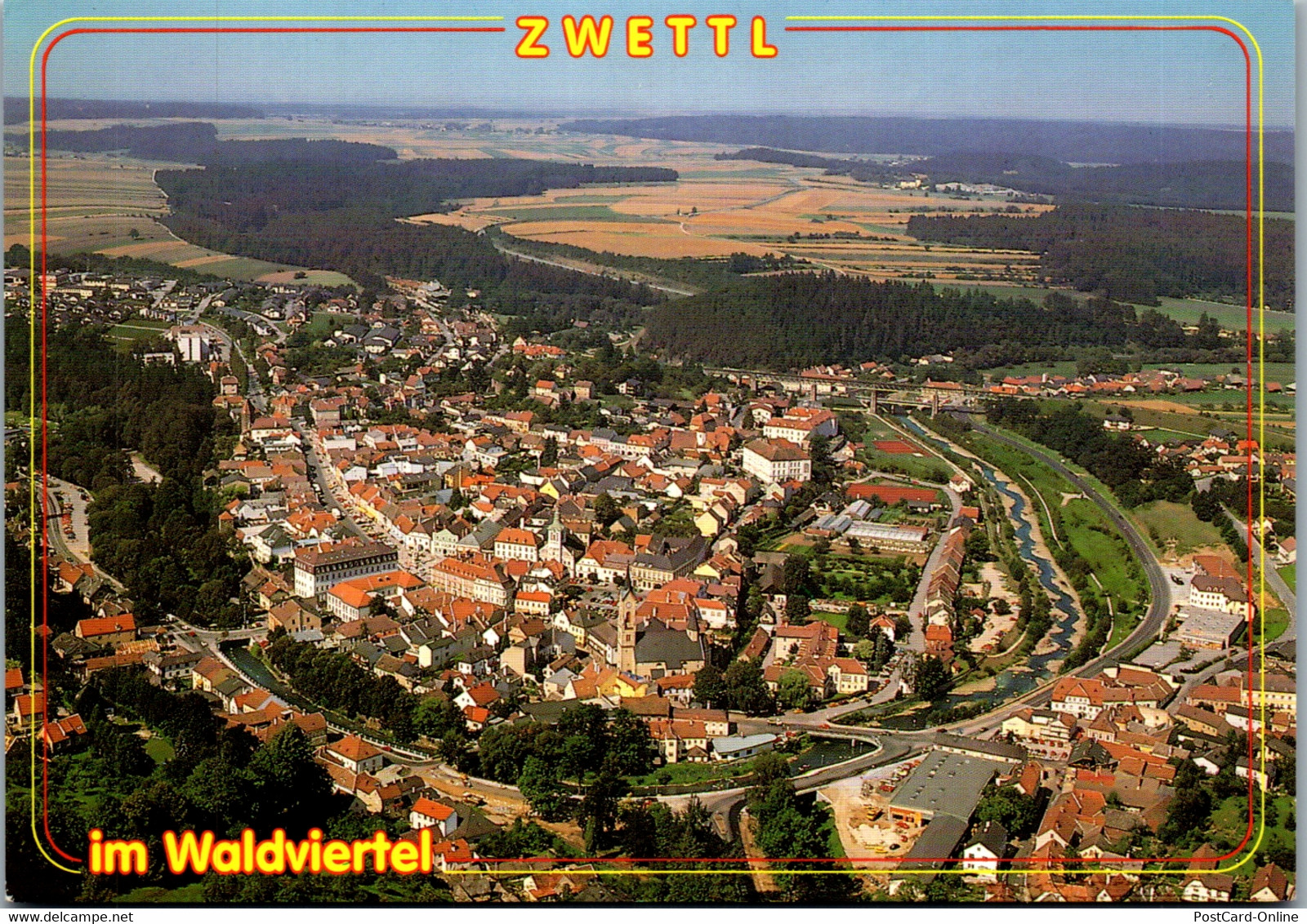 37180 - Niederösterreich - Zwettl Im Waldviertel , Kuenringerstadt , Panorama - Nicht Gelaufen - Zwettl