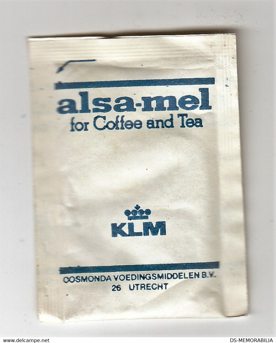 KLM Royal Dutch Airlines Alsa-Mel For Coffee And Tea - Publicidad