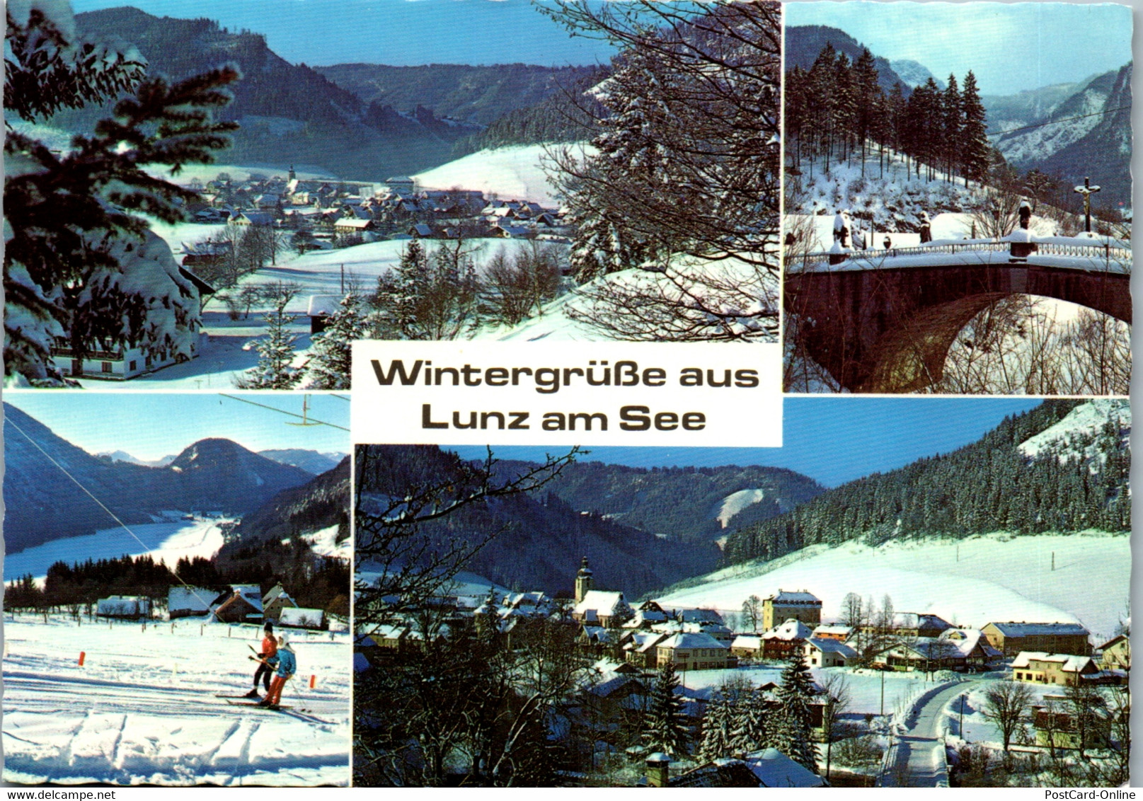 37217 - Niederösterreich - Lunz Am See , Wintersport - Gelaufen 1984 - Lunz Am See