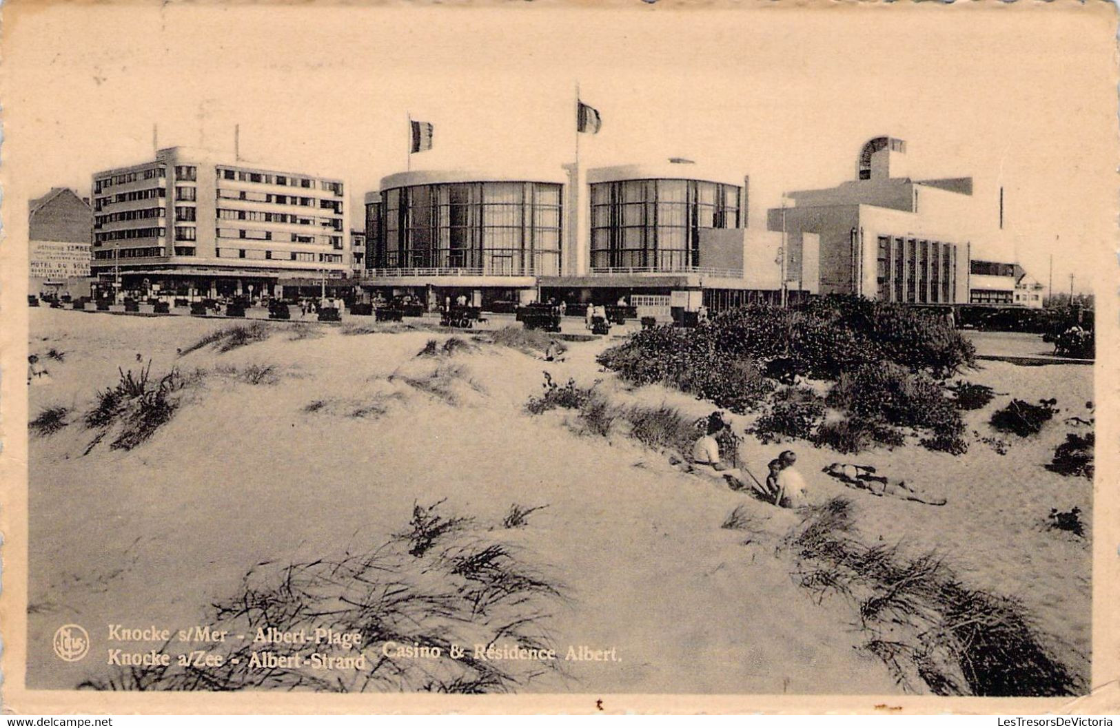 CPA - BELGIQUE - KNOKKE - Casino Et Résidence Albert - Knokke