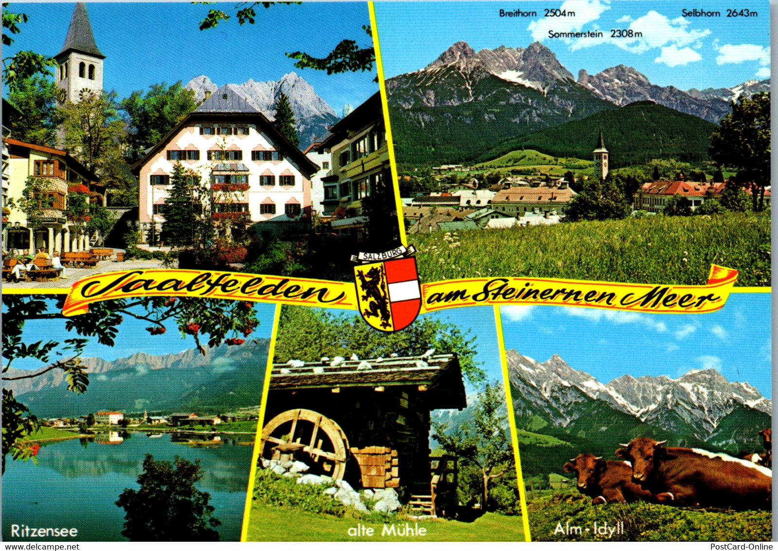 37268 - Salzburg - Saalfelden Am Steinernen Meer , Pinzgau , Ritzensee - Nicht Gelaufen - Saalfelden