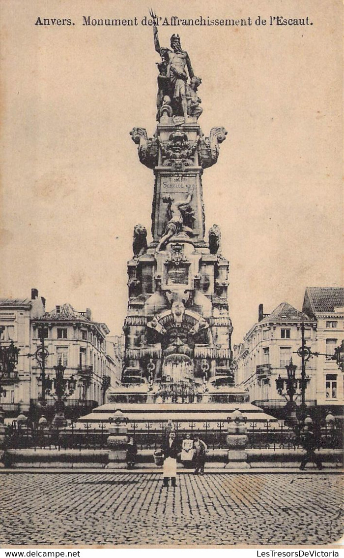 CPA - BELGIQUE - ANVERS - Monument De L'Affranchissement De L'Escaut - Chocolaterie César - Antwerpen