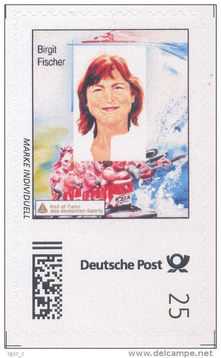 Germany Deutschland - Birgit Fischer Canoeing Kayak Olympic Games 1980 1988 1992 1996 2000 2004 Personalized Individuell - Altri & Non Classificati