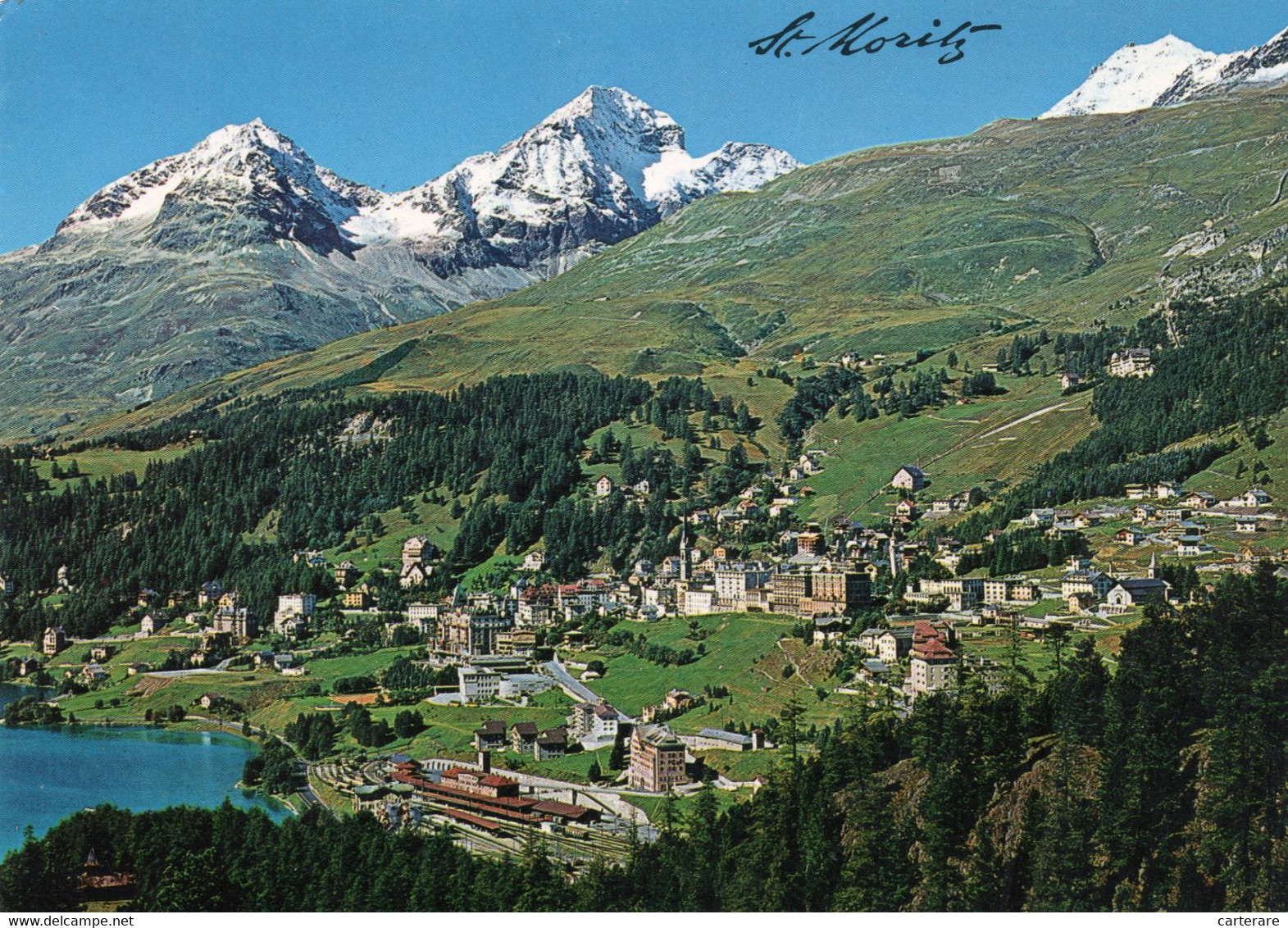 SUISSE,HLVETIA,SWISS,SWITZERLAND,SVIZZERA,SCHWEIZ, GRISONS,SAINT MORITZ,IL Y A + 40 ANS - Sankt Moritz