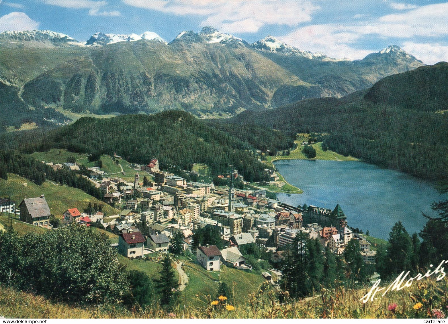 SUISSE,HLVETIA,SWISS,SWITZERLAND,SVIZZERA,SCHWEIZ, GRISONS,SAINT MORITZ,IL Y A  50 ANS - Sankt Moritz