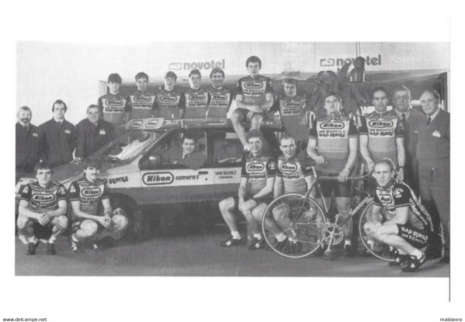 CARTE CYCLISME GROUPE TEAM NIKON 1984 - Ciclismo