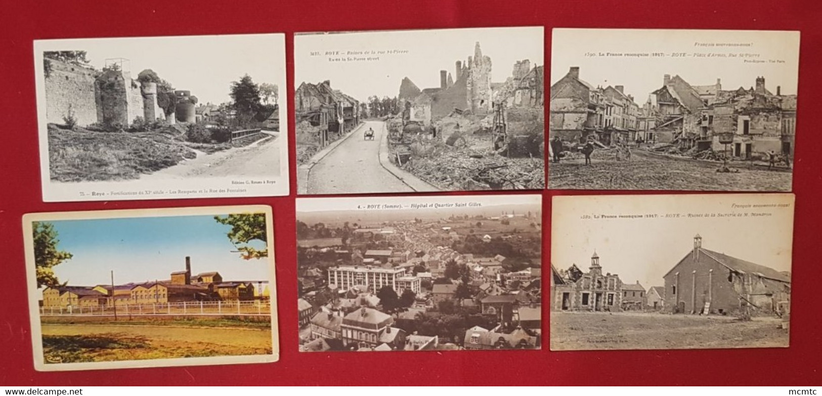 13 Cartes   - Roye- ( 80. Somme  ) - Roye