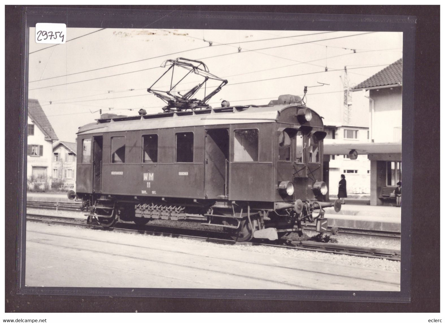 FORMAT 10x15cm - WM - WOHLEN MEISTERSCHWANDEN BAHN - REPRO ANNEES 70 - LEUTWILER VERLAG - TRAIN - BAHN - TB - Meisterschwanden