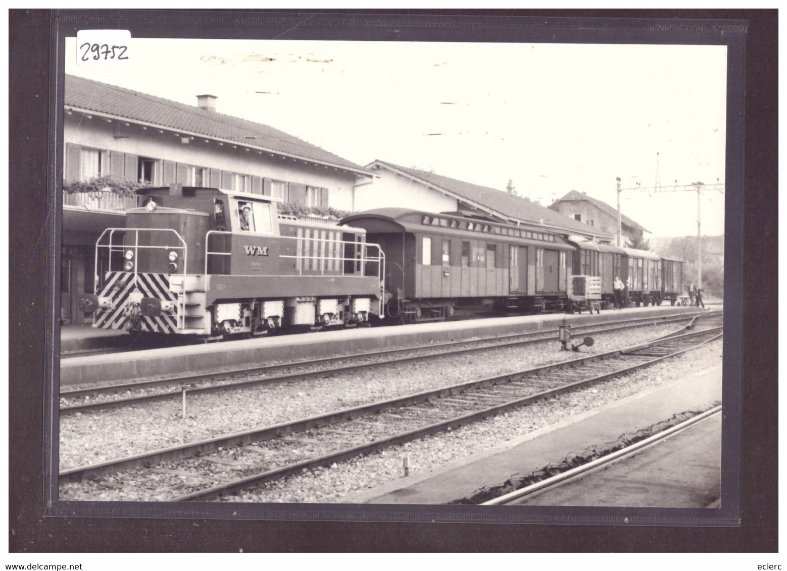 FORMAT 10x15cm - WM - WOHLEN MEISTERSCHWANDEN BAHN - REPRO ANNEES 70 - LEUTWILER VERLAG - TRAIN - BAHN - TB - Meisterschwanden