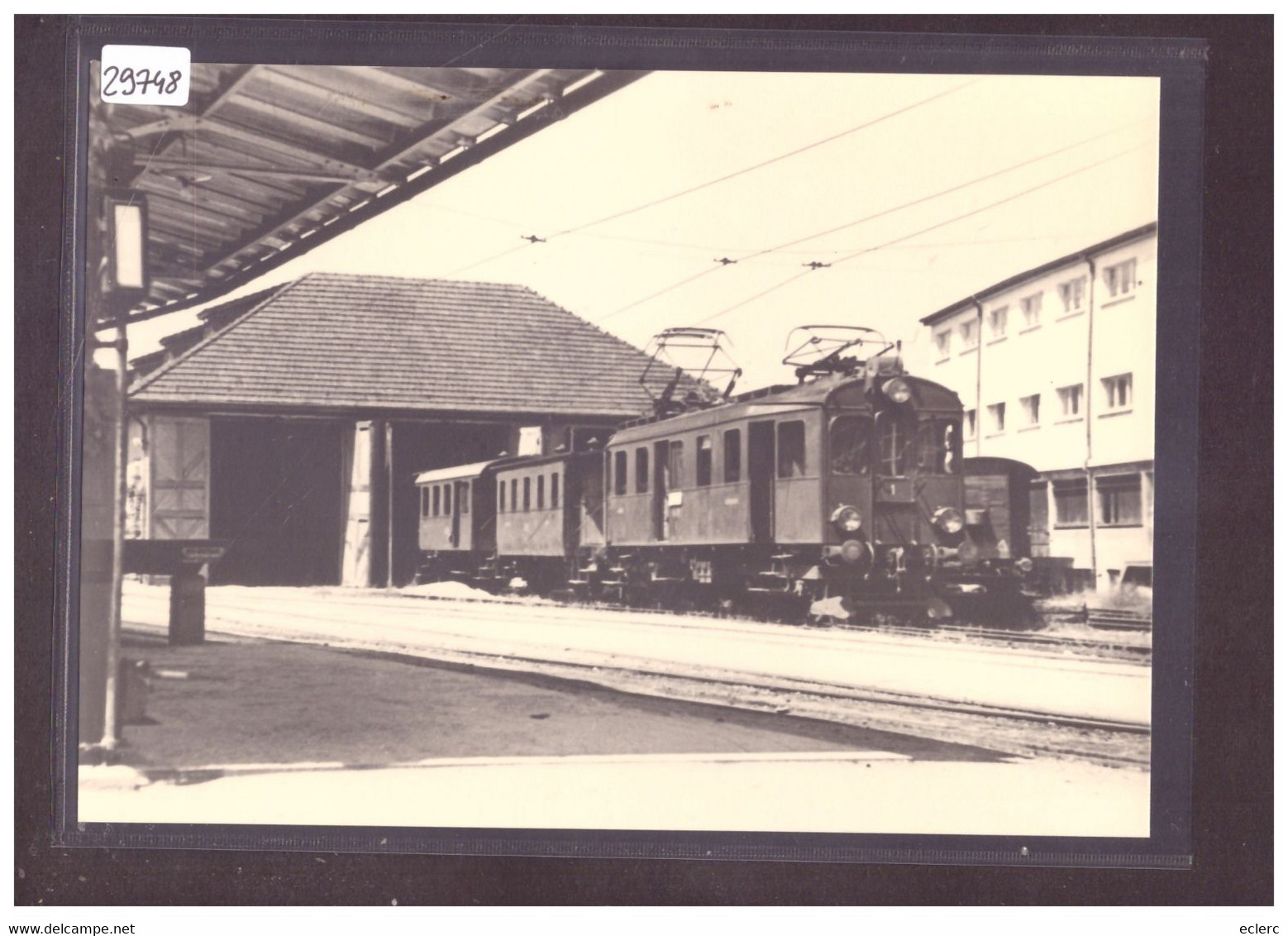 FORMAT 10x15cm - WM - WOHLEN MEISTERSCHWANDEN BAHN - REPRO ANNEES 70 - LEUTWILER VERLAG - TRAIN - BAHN - TB - Meisterschwanden